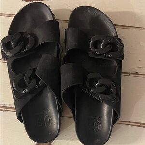 Tory Burch double strap slides